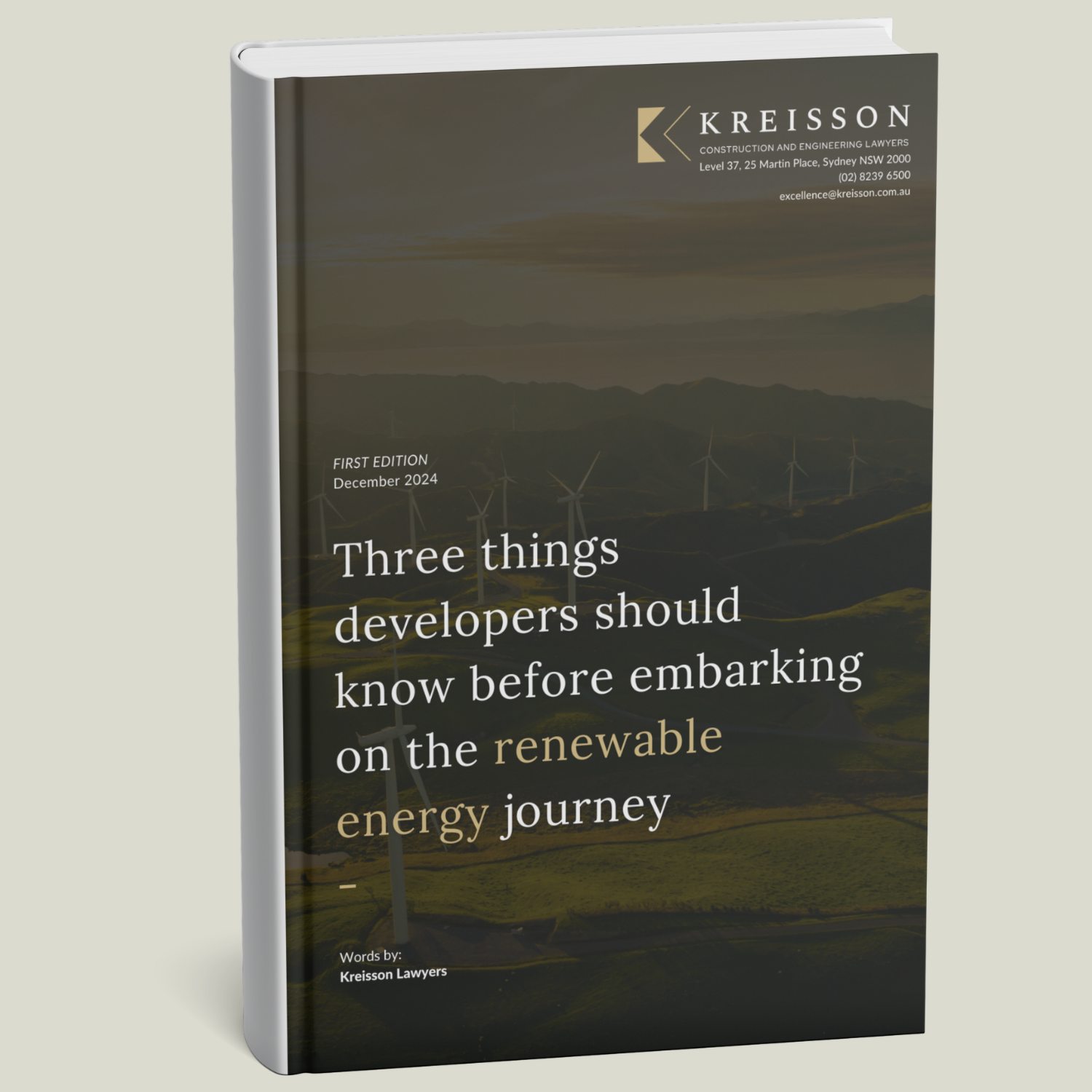 Three thinks developers should know before embarking on the renewable energy journey